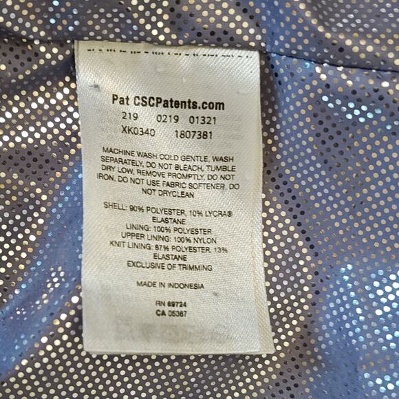 Columbia Interchange Lilac Purple Windbreaker Med Hooded Zip Hook Loop Closure - Picture 9 of 9